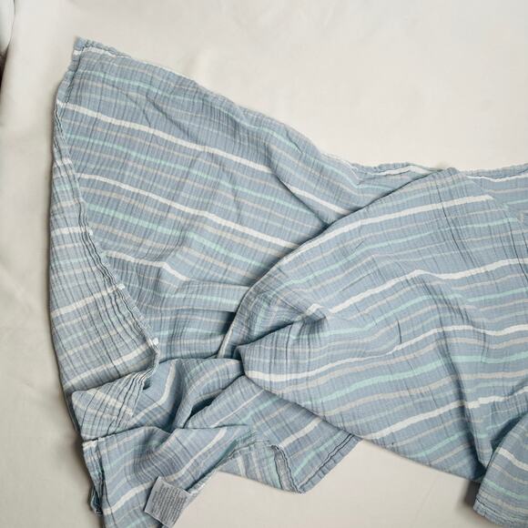 Patina Vie Baby 100% Cotton Striped Muslin Baby Swaddle Blanket - Picture 4 of 7